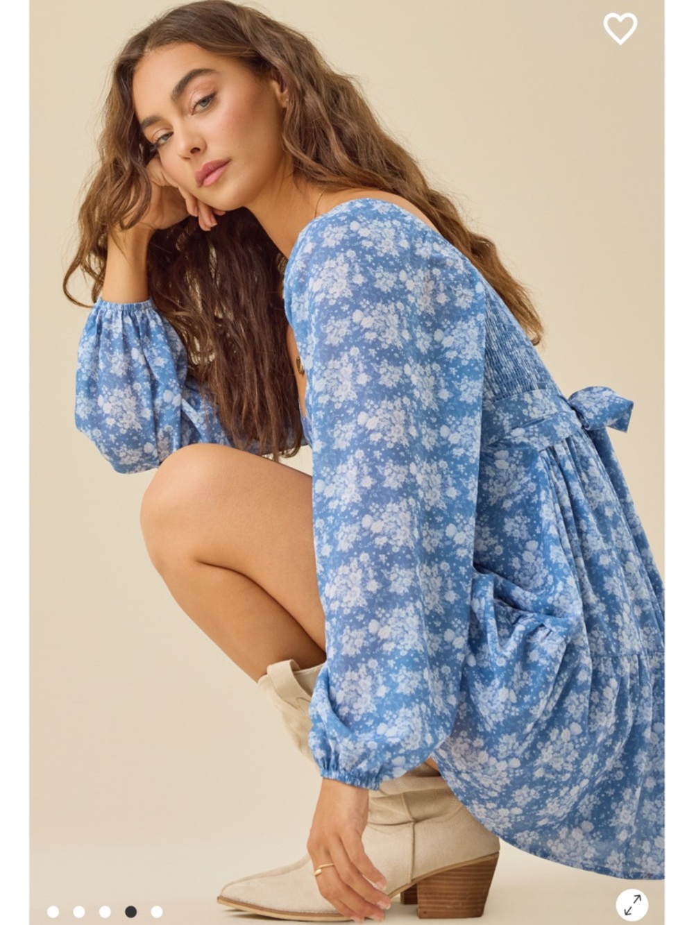 Altar'd State Dress, Sheila Floral Mini Dress - Picture 4 of 5